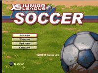 une photo d'Ã©cran de XS Junior League Soccer sur Sony Playstation